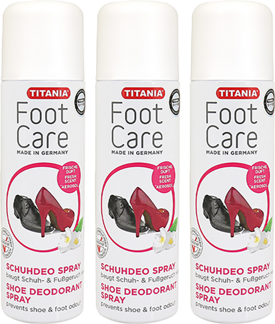 티타니아 신발냄새 탈취제 스프레이 본품, 200ml, 3개