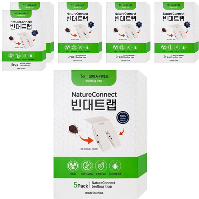 네이처커넥트 빈대 트랩, 5개입, 6개