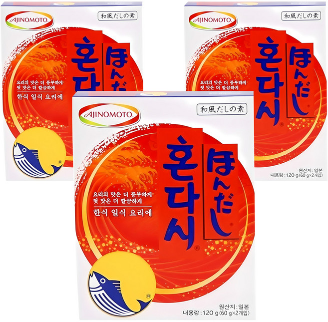 AJINOMOTO 味之素 鰹魚粉, 120g, 3袋