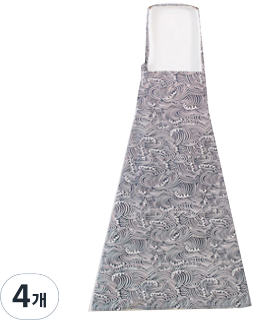 이코디 디런트 AP앞치마, 네이비 웨이브, 4개