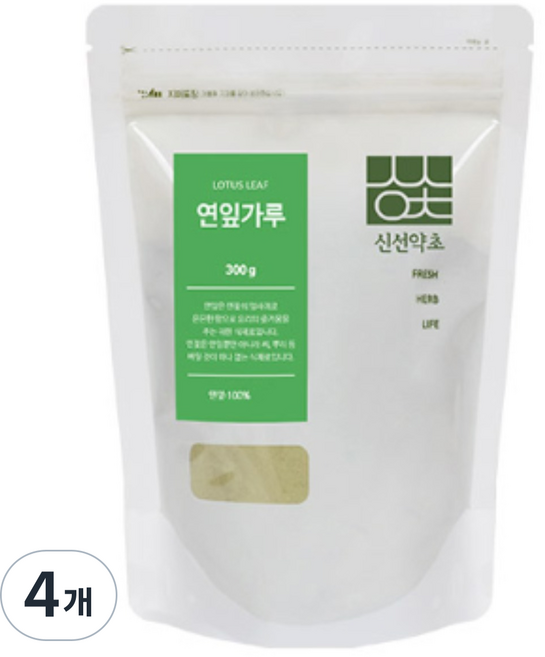 신선약초 연잎가루, 300g, 4개