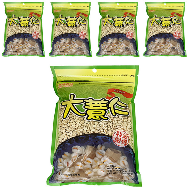 CHI-SHENG 耆盛食品 大薏仁, 500g, 5包