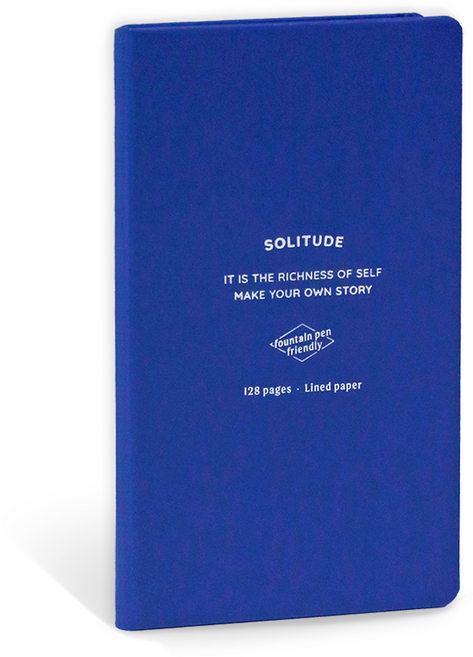 아이코닉 솔리튜드 라인 만년 핸디노트, 05 ROYAL BLUE, 1개