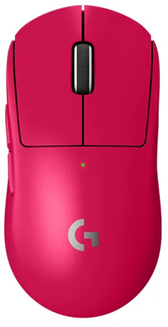 logitech G 羅技G PRO X 無線輕量滑鼠二代 125 x 63.5 x 40mm 60g, 桃色, 1個, G PRO X