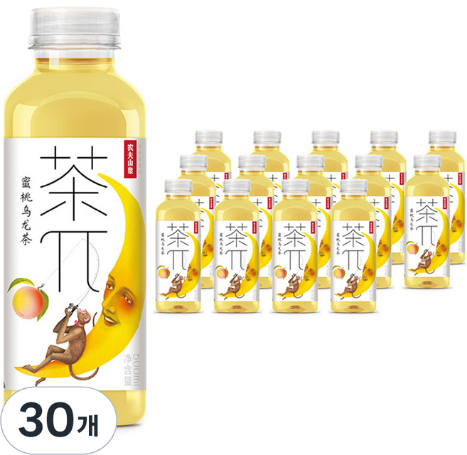 차파이 복숭아 우롱차, 500ml, 30개