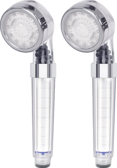 해피달링 LED 필터 샤워기, 2개, 혼합색상