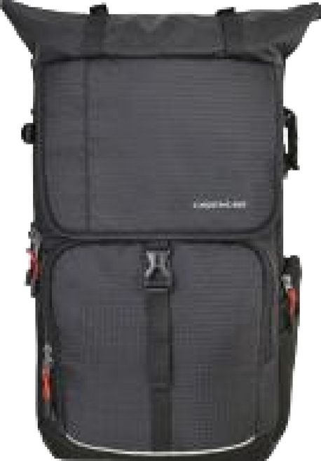 CASEMAN 卡斯曼 Compass Series 指南者系列 CP100 攝影雙肩背包 840D尼龍格子布 附雨罩 1微單3鏡1閃+iPad, 灰色, 1個