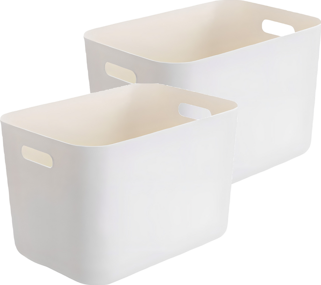 小麥購物 日式收納盒 C396 516g, 1層, 白色