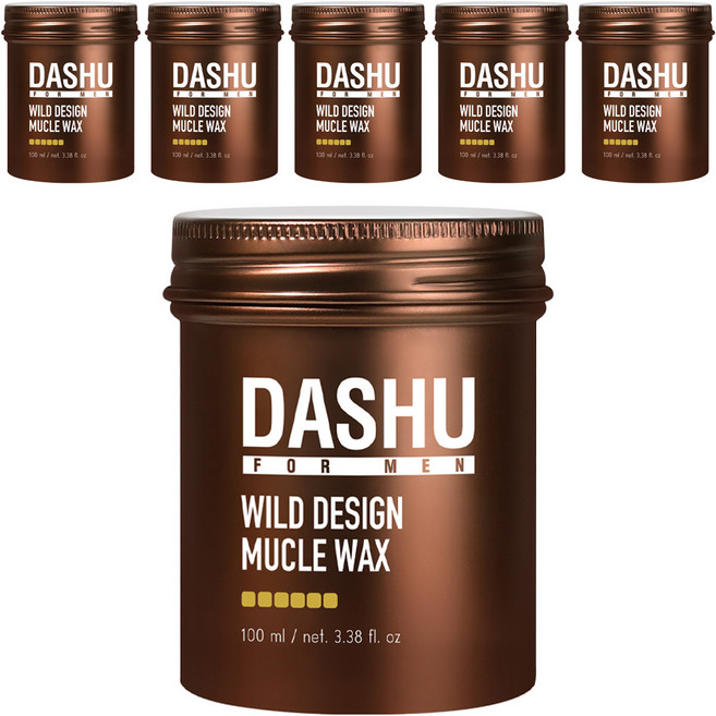 다슈 포맨 프리미엄 와일드 디자인 머클 왁스, 100ml, 6개