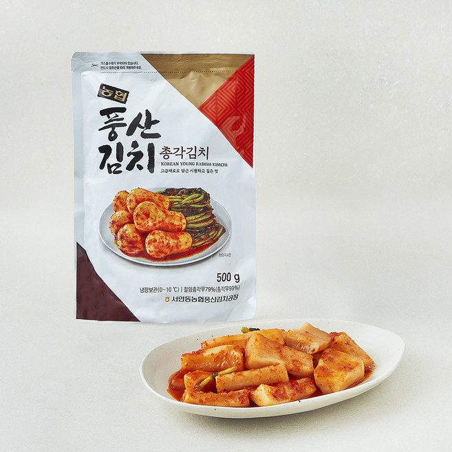 풍산김치 농협 총각김치, 500g, 1개