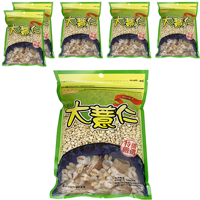 CHI-SHENG 耆盛食品 大薏仁, 500g, 6包