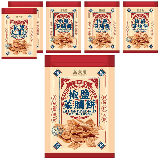新東陽 椒鹽菜脯餅, 110g, 6包