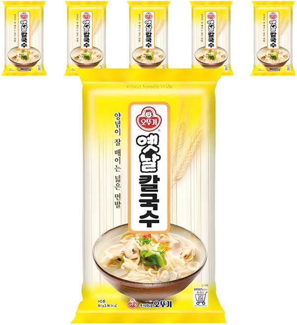 오뚜기옛날 칼국수, 900g, 6개