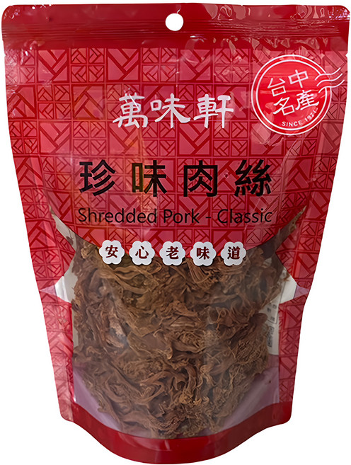 萬味軒 珍味豬肉絲, 300g, 1包