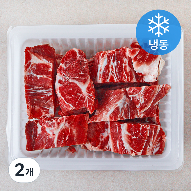 푸드장 미국산 돼지목뼈 감자탕용 (냉동), 2개, 2kg