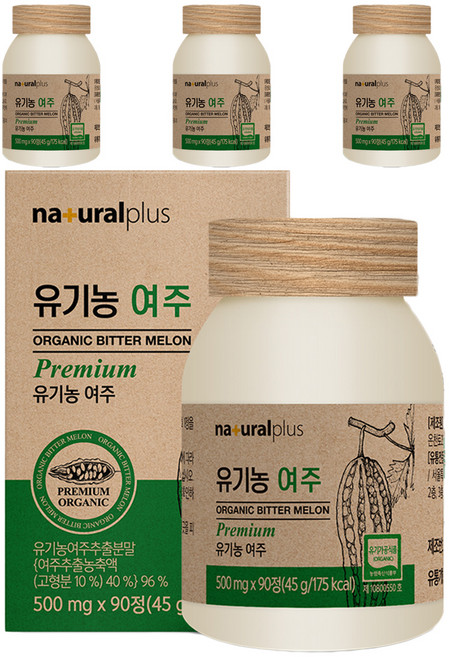 내츄럴플러스 여주 건강식품, 90정, 4개