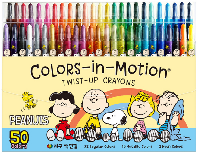 지구화학 피너츠 색연필, 50색, 1세트