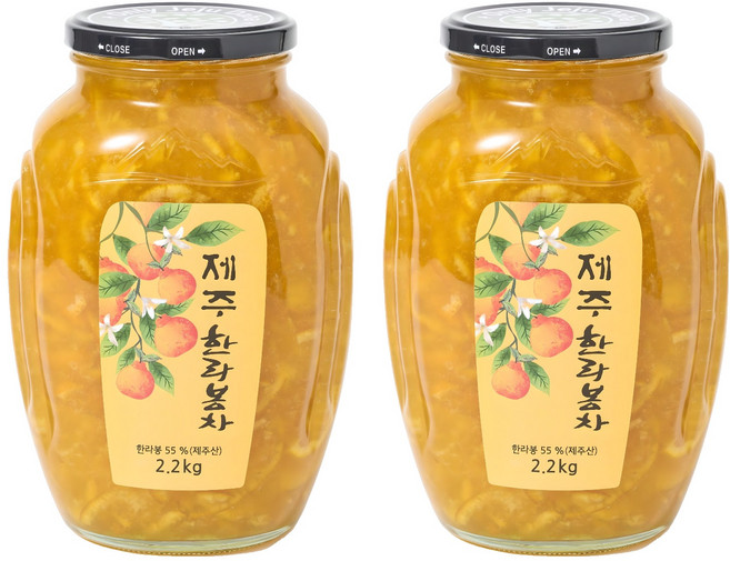 다하 제주 한라봉차, 2.2kg, 1개입, 2개