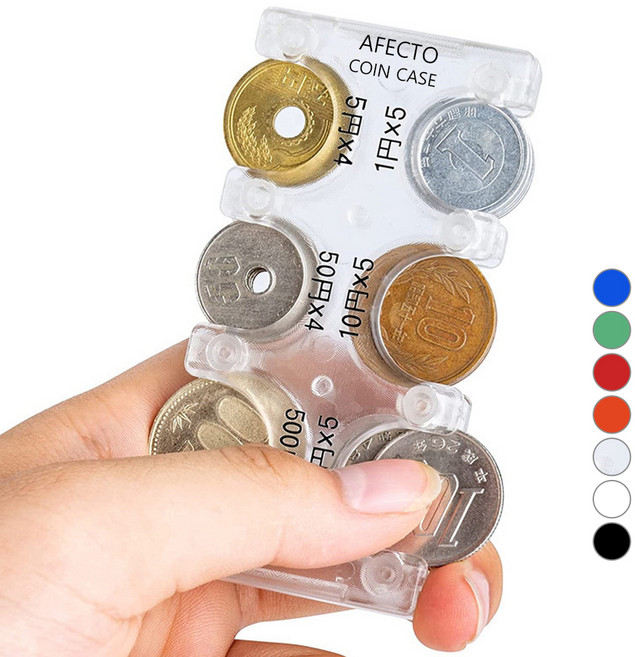 아펙토 남녀공용 휴대용 일본 동전 지갑