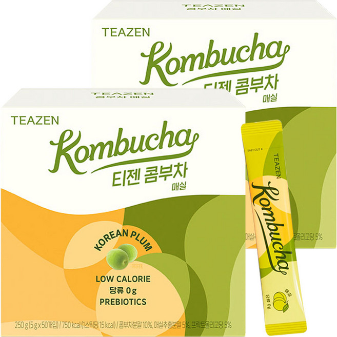 티젠 콤부차 매실, 5g, 30개입, 2개