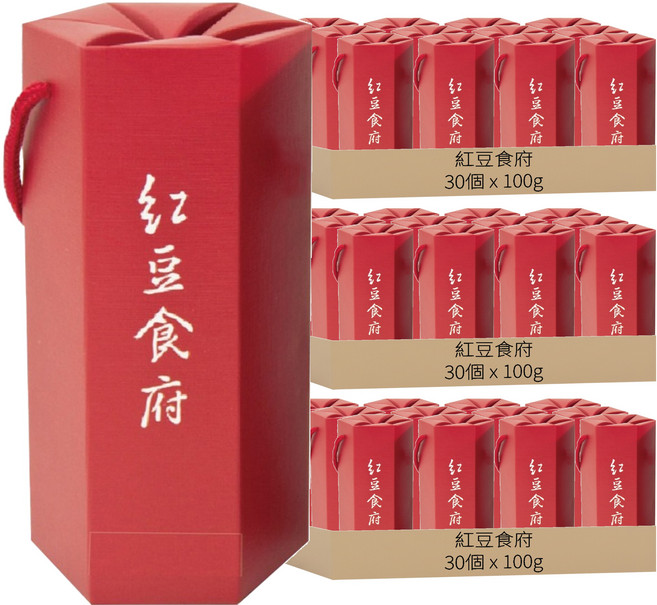 紅豆食府 棗泥核桃糕, 100g, 90個