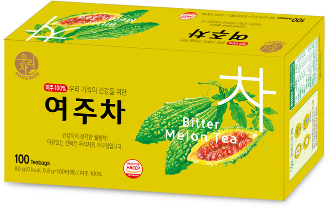 우리차 여주차, 800mg, 100개입, 1개