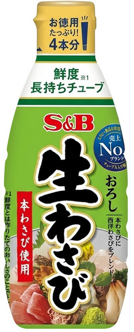 S&B 愛思必 山葵醬, 1個, 175g