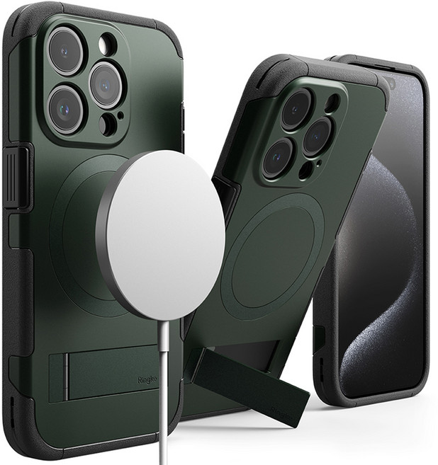 링케 알레스 맥세이프 스탠드 거치대 범퍼 휴대폰 케이스