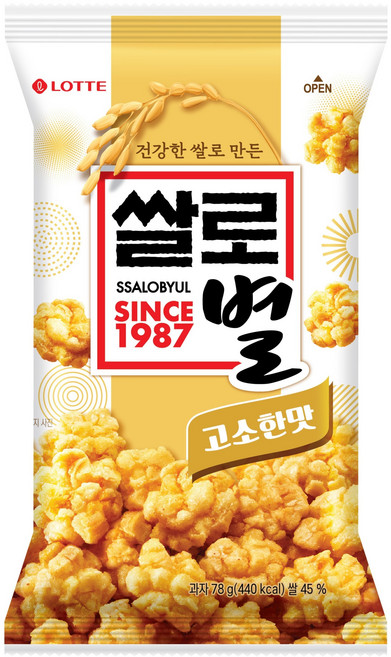 롯데웰푸드 쌀로별 고소한맛, 78g, 1개