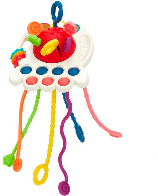 캐스비 유아용 우주선 손감각 발달 토이, 랜덤 발송, 1개