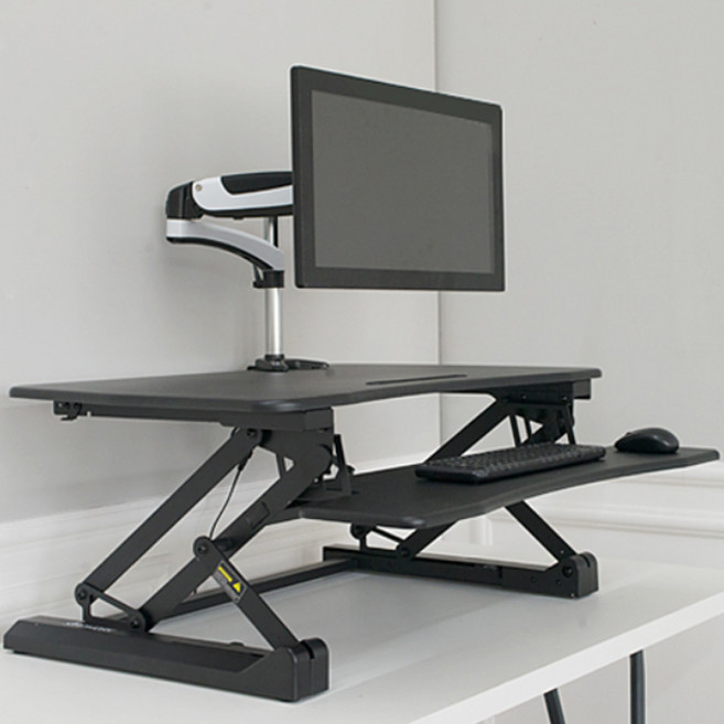 핏쳐 전동식 스탠딩 데스크 책상높이조절대