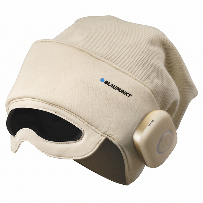 BLAUPUNKT 德國藍寶 智慧頭部按摩器 舒緩減壓 助睡眠 燕麥奶 BPB-M23TU