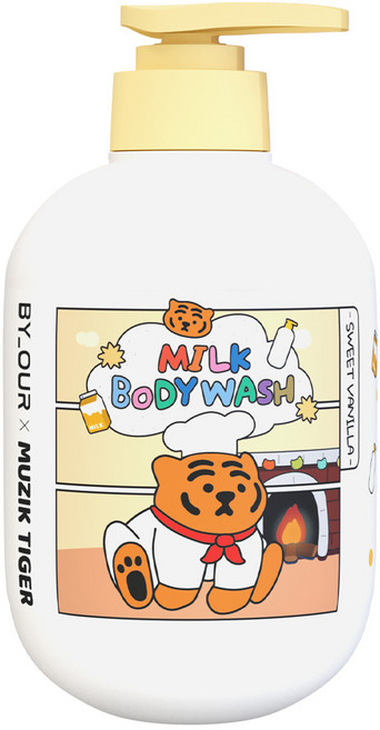 바이아우어 밀크 바디워시 스위트바닐라, 500ml, 1개