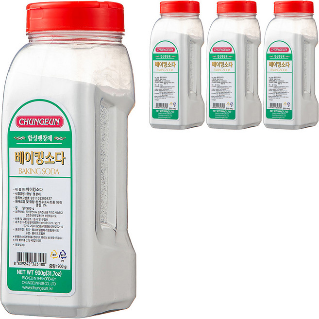 藍色是小蘇打, 4個, 900g