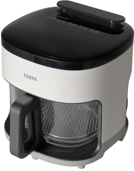 SAMPO 聲寶 微蒸氣玻璃氣炸鍋 4.6kg 4.2L, KZ-BA04G
