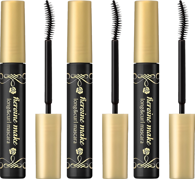 히로인메이크 롱앤컬 마스카라 P 6g, 딥블랙, 3개