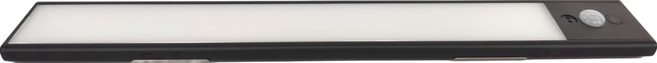 智慧長條三色感應燈 30cm, 黑色, 1個