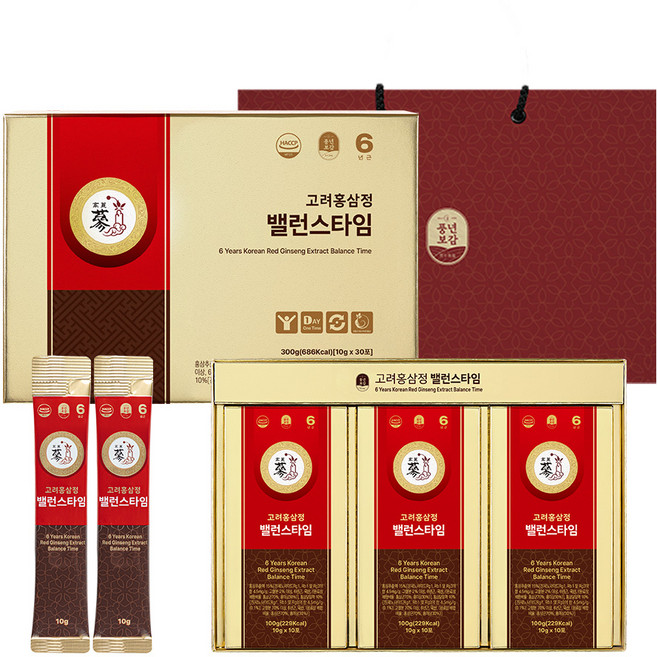 Pnbg 豐年寶鑑 Balance time 6年根高麗紅蔘精, 300g, 1組