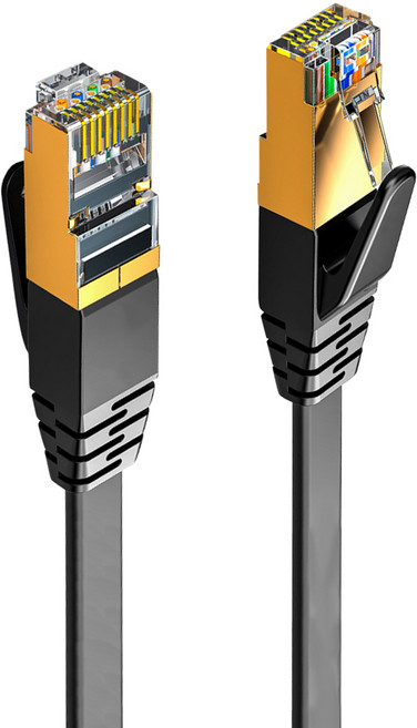 DTAudio Cat.7 高速網路線, 黑色, 30m, 1條