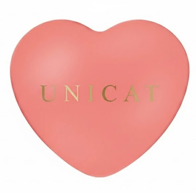 UNICAT 變臉貓 愛心唇頰兩用唇泥, 1個, 蜜桃橘 Gentle Peach