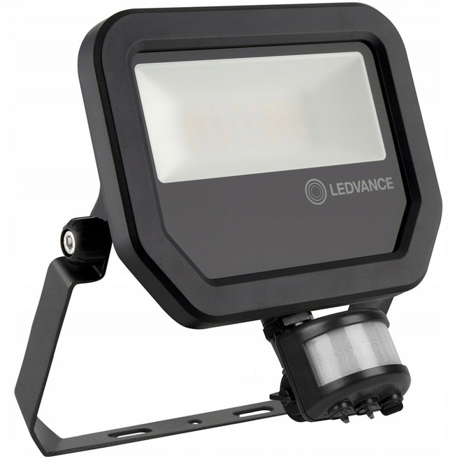 OSRAM 歐司朗 LEDVANCE 朗德萬斯 20W 感應投光燈 內置電源 可調整感應器, 黑色, 1組