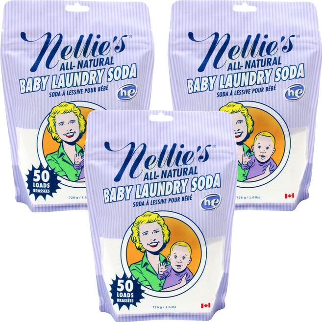 넬리 베이비 세탁세제, 3개, 726g