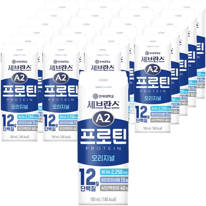 세브란스에이투 프로틴 오리지널, 190ml, 24개