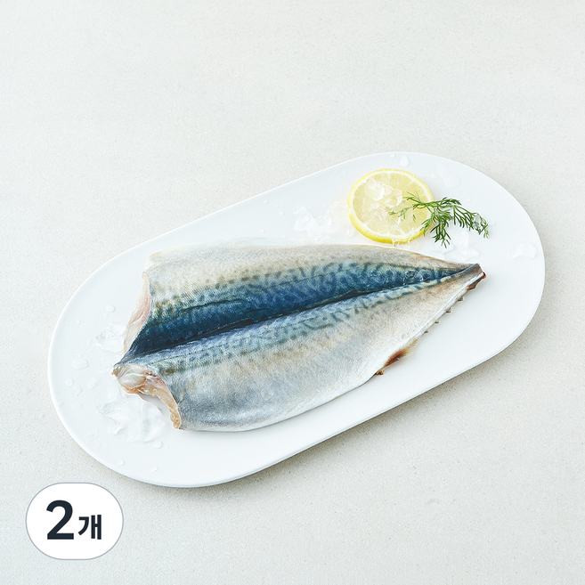 미감어보 국내산 손질 효온처리 고등어 구이용 (냉장), 2개, 300g