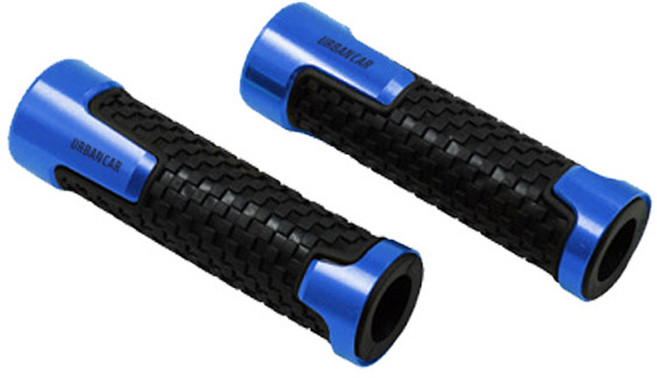어반카 오토바이 핸들 그립 커버 2p, 블루, 1세트