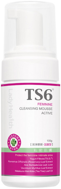 TS6 加護型潔淨慕斯, 100g, 1瓶
