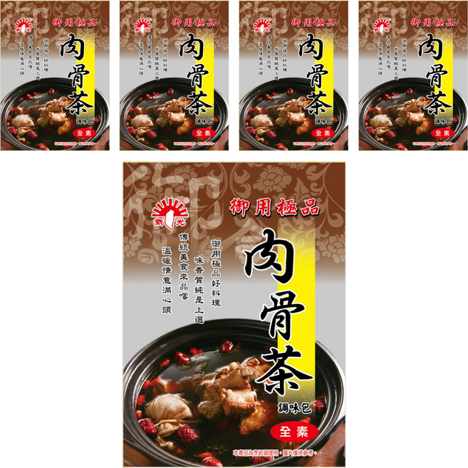 新光洋菜 肉骨茶調味包, 60g, 5包