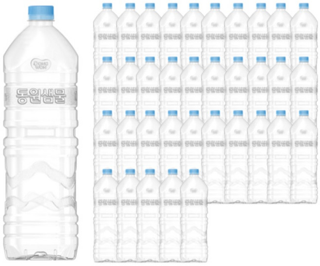 동원 샘물 무라벨, 2L, 36개