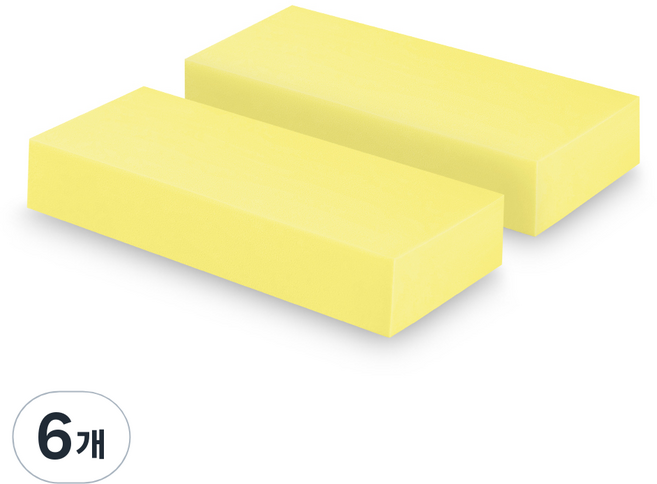 일상공감 때펀지, 옐로우, 1개입, 6개