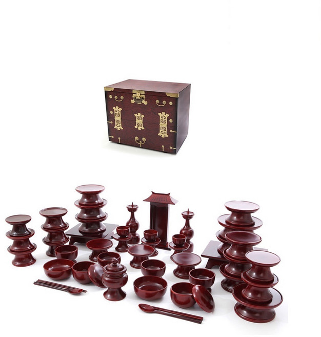 남원 문화재 오리목 제기 47p + 남원 앞닫이 제기 보관함, 1세트